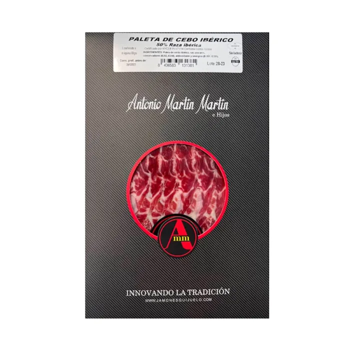 Loncheado de Paleta de Cebo Ibérico 50% raza ibérica (sobres 80grs)