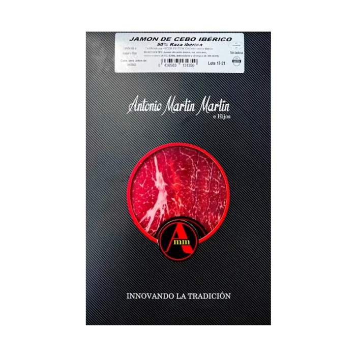 Loncheado de Jamón de Cebo Ibérico 50% raza ibérica (sobres 80grs)